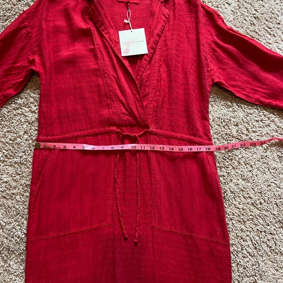 Mara Hoffman Swim, Red, Cotton, Maxi-Dress - Picture 9 of 12
